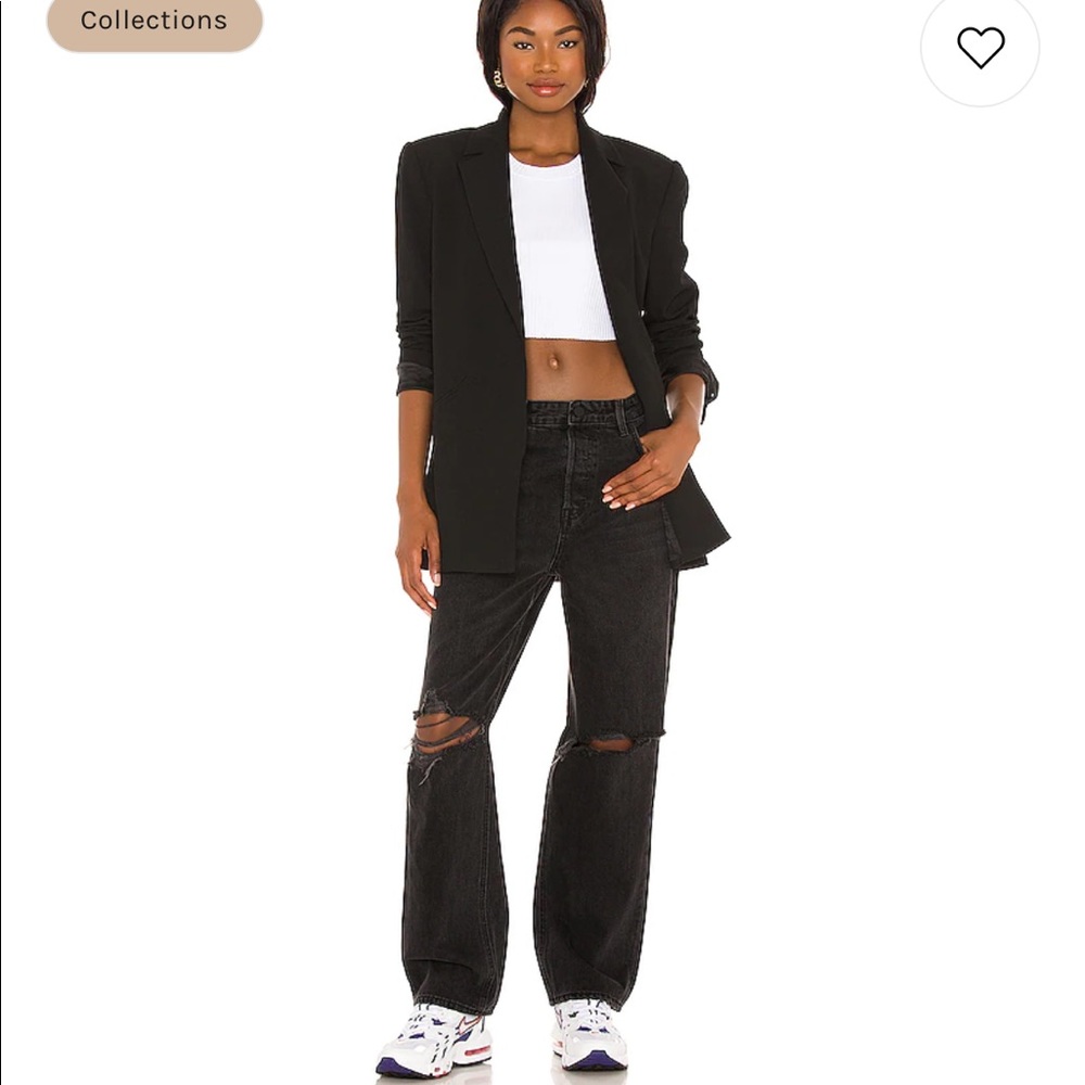 GRLFRND Mid Rise Denim